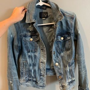 Denim AE Darkwash Superstrech Jean Jacket